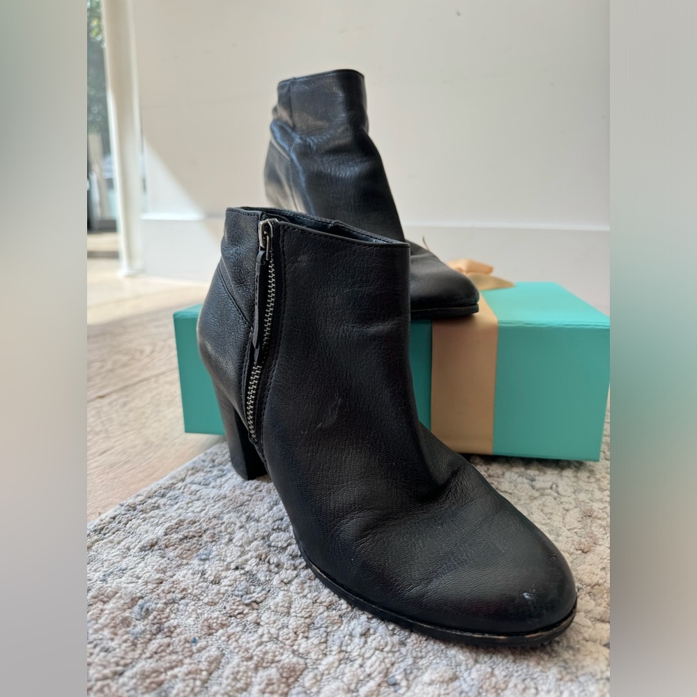 Cole haan leather booties size 6.5B
